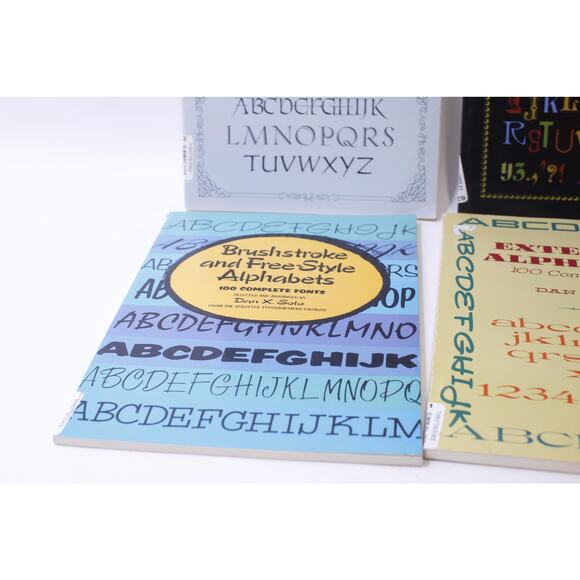 Alphabets, 100 Complete Fonts, Book Set, Dan X Solo, from The Solotype - Picture 2 of 6